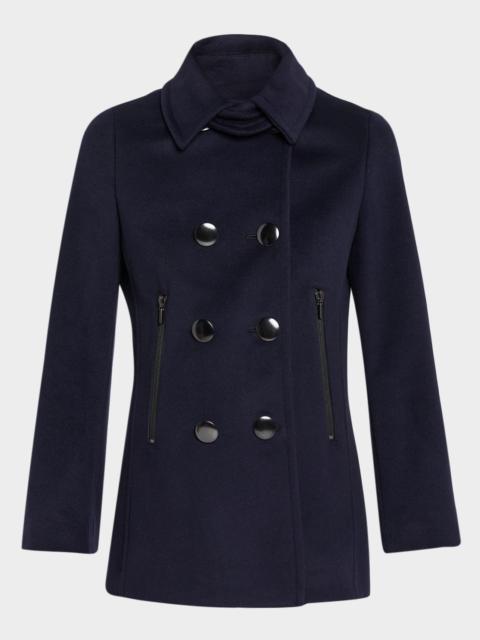 AKRIS Cashmere and Wool-Blend Top Coat