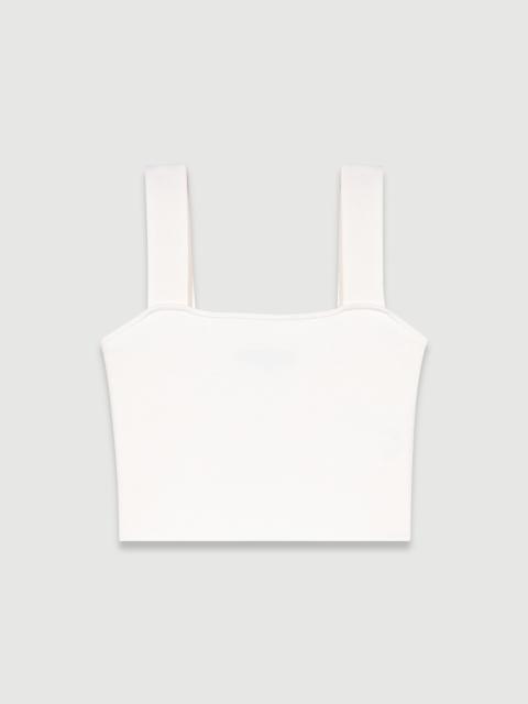 maje Knit crop top