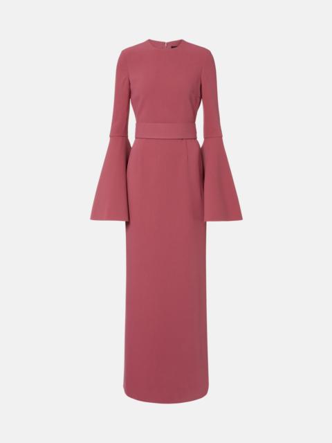 SOLACE LONDON Theia belted gown