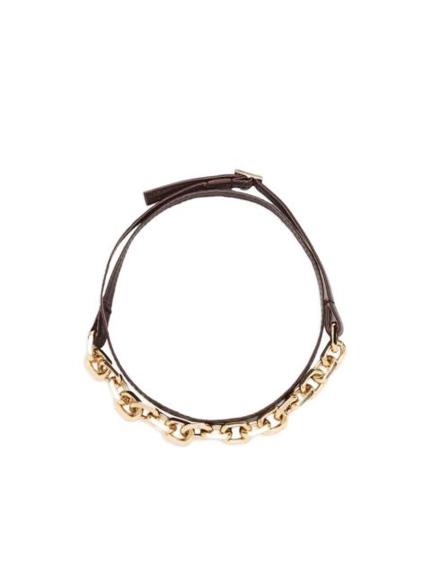 Plan C chain-link necklace