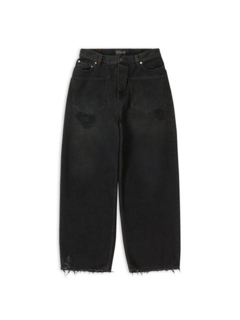 BALENCIAGA patched pockets baggy jeans