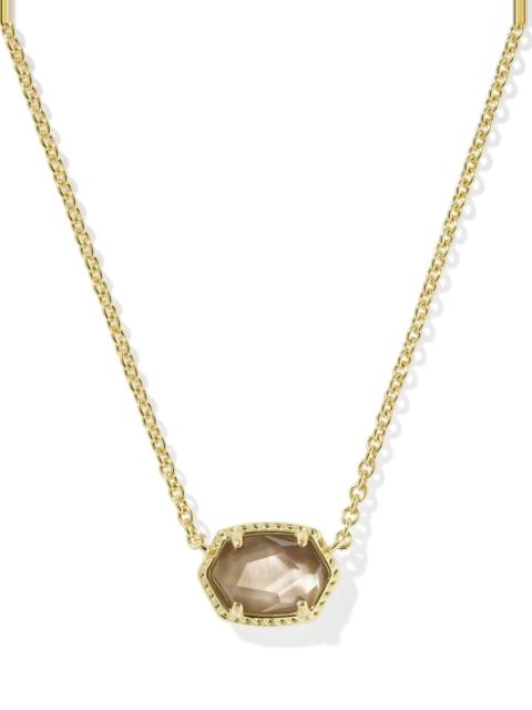 KENDRA SCOTT Daphne Gold Frame Short Pendant Necklace