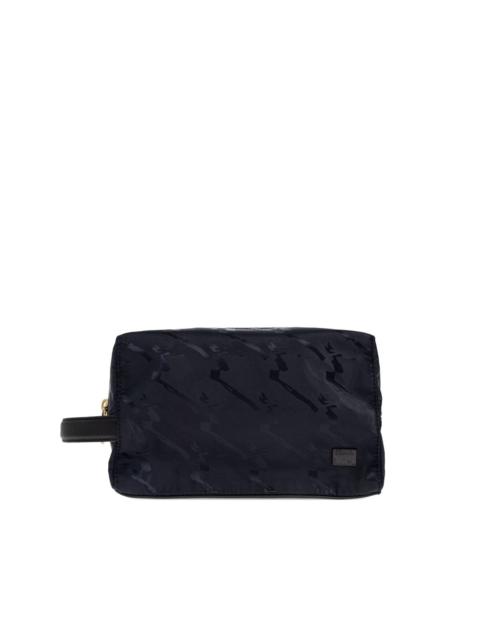 Paul Smith logo-pattern wash bag