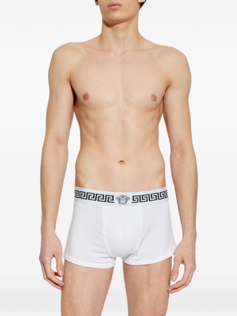 VERSACE GREEK LOGO BOXER SHORTS