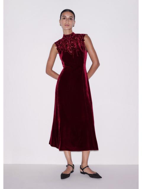 ME+EM Embroidered Midi Dress