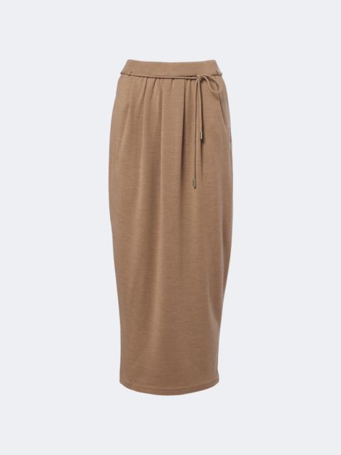 Max Mara Virgin wool midi skirt