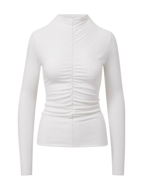 THERESA RUCHED TURTLENECK