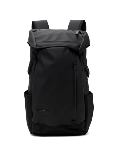 master-piece Black Slick Flap Backpack