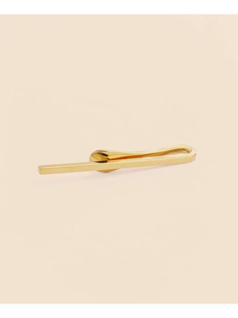 Brooks Brothers Sterling Silver Gold-Plated Tie Clip