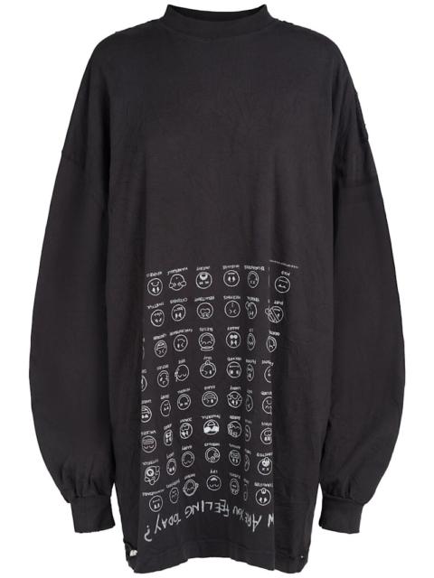 BALENCIAGA Large long sleeve cotton t-shirt