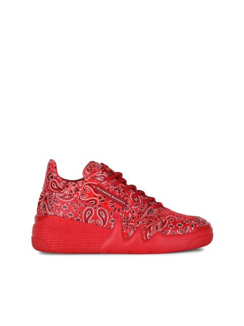 Giuseppe Zanotti paisley print sneakers