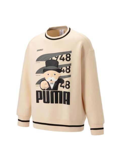 PUMA PUMA X Staffonly X Monopoly Logo Sweatshirt 'Beige' 539898-86
