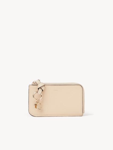 Chloé ALPHABET PURSE IN GRAINED & SHINY LEATHER