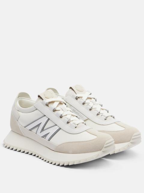 Moncler Pacey2 suede-trimmed sneakers