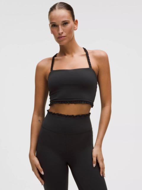 lululemon Nulu Ruffle-Trim Cropped Tank Top
