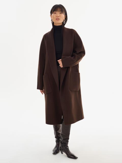 LAMARQUE THARA | Shawl Collar Wool Coat
