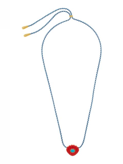LIZZIE FORTUNATO Kai Gold-Plated Resin Necklace multi