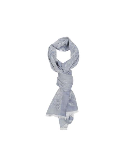 Etro Paisley frayed scarf