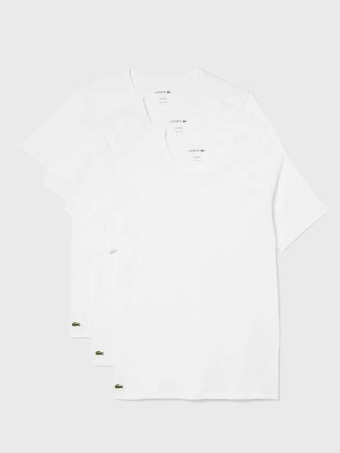 LACOSTE 3-Pack Slim Fit Loungewear Tees