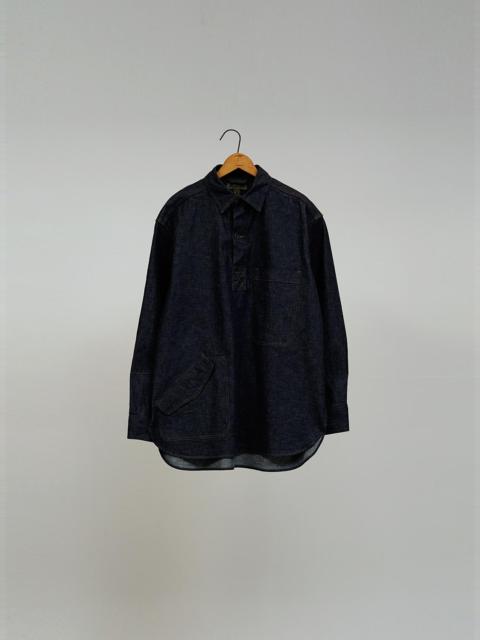 Nigel Cabourn Pullover Shirt 10oz Denim in Indigo