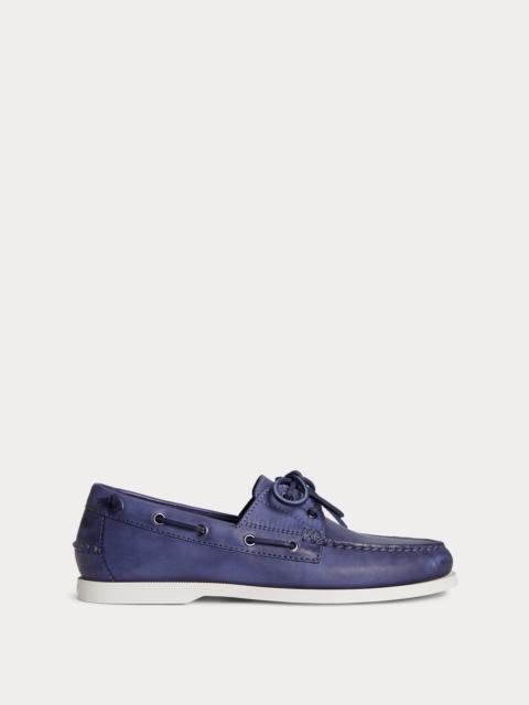 Polo Ralph Lauren Merton Dip-Dyed Leather Boat Shoe