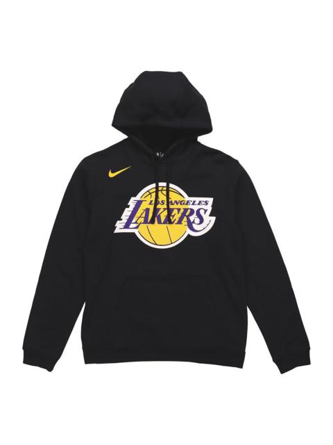 Nike NBA Los Angeles Lakers Drawstring Fleece Lined Black AV3542-010