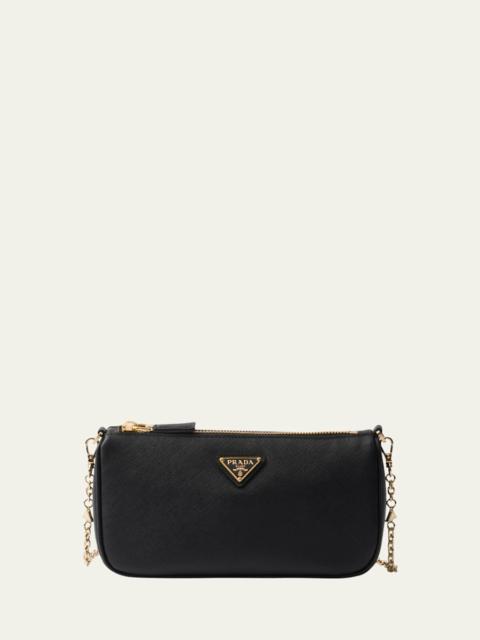 Prada Mini Saffiano Leather Shoulder Bag