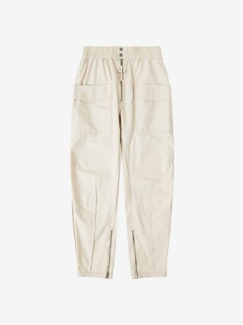 Isabel Marant TILSENO COTTON TROUSERS