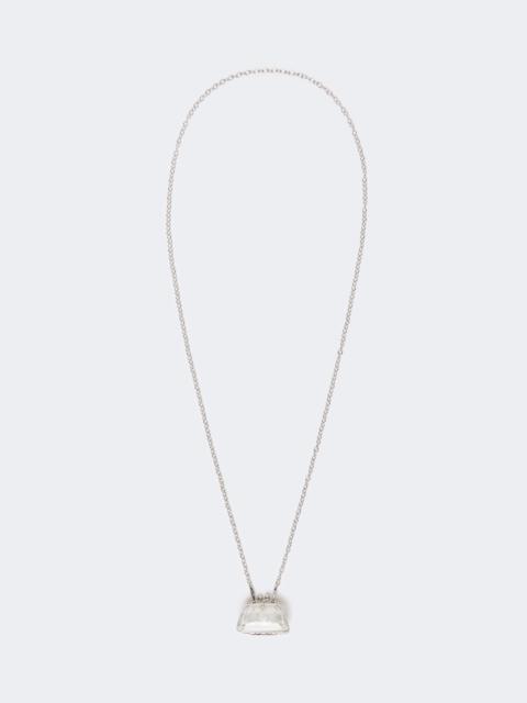 WEEKEND Max Mara Pasticcino Bag-pendant necklace - TRANSPARENT