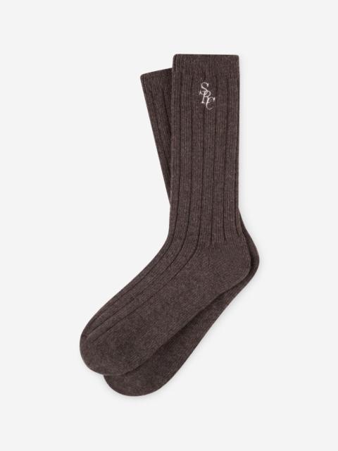Sporty & Rich CASHMERE SOCKS
