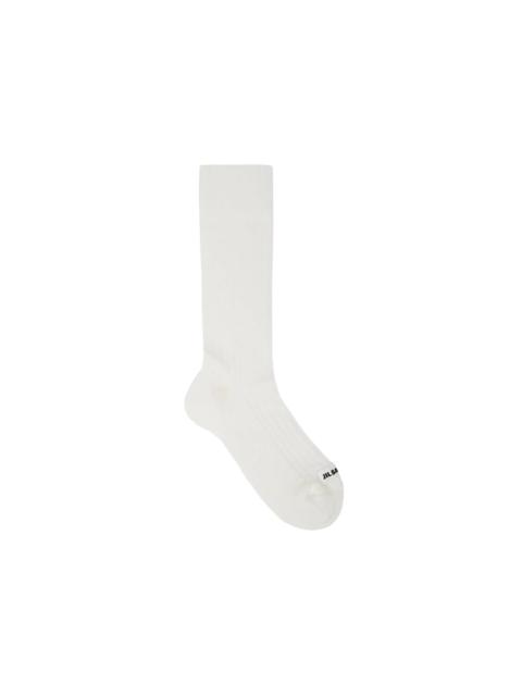 Jil Sander Jil Sander Logo Socks 'White'