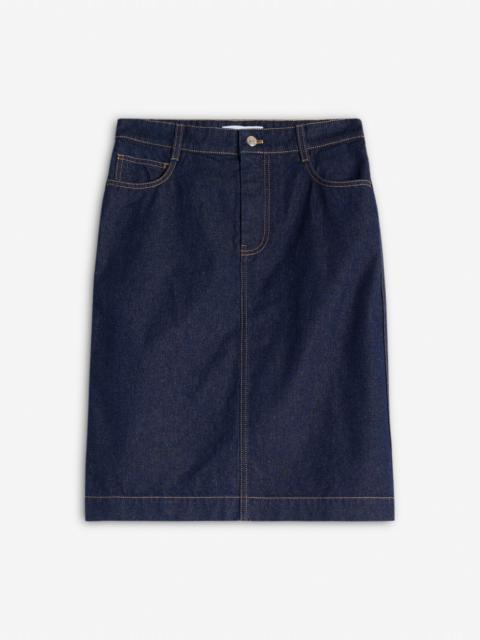 Maison Kitsuné STRAIGHT DENIM SKIRT