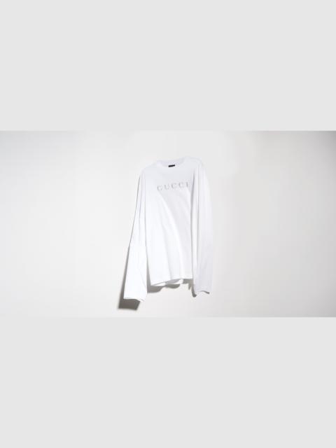 GUCCI Cotton jersey T-shirt with print