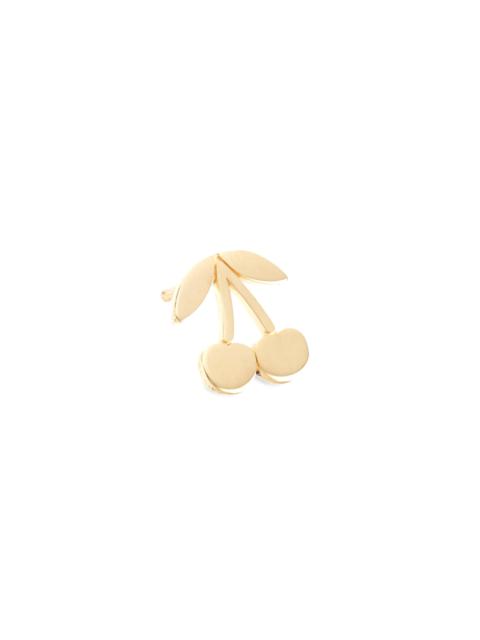 SYDNEY EVAN Women's 14K Yellow Gold Tiny Pure Cherry Single Stud Earring - Yellow Gold