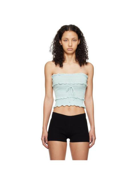 GUIZIO Blue Balena Tube Top