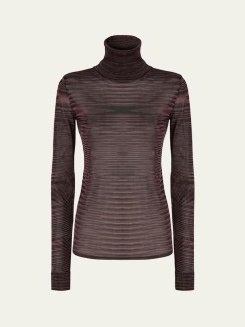 Missoni Turtleneck Striped Sweater
