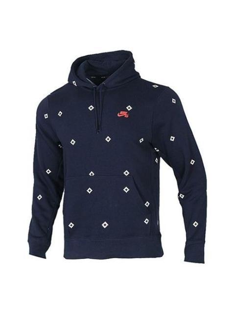 Nike Nike SB Skateboard Icon Printed Hat For Men Blue Dark blue BV0881-451