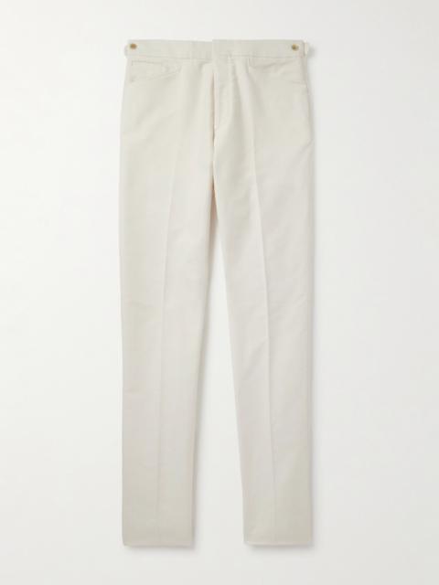 Ralph Lauren Slim-Leg Cotton-Moleskin Trousers