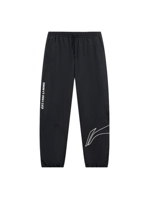 Li-Ning Li-Ning Graphic Joggers Pants 'Black' AYKT561-2