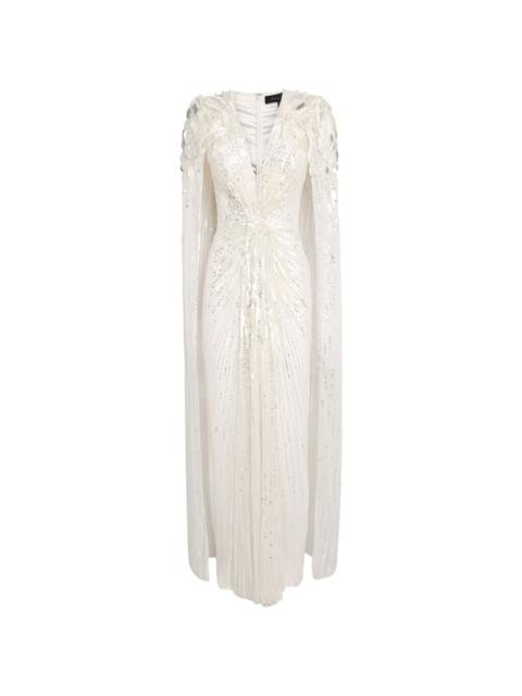 JENNY PACKHAM Goldfinger V-neck dress