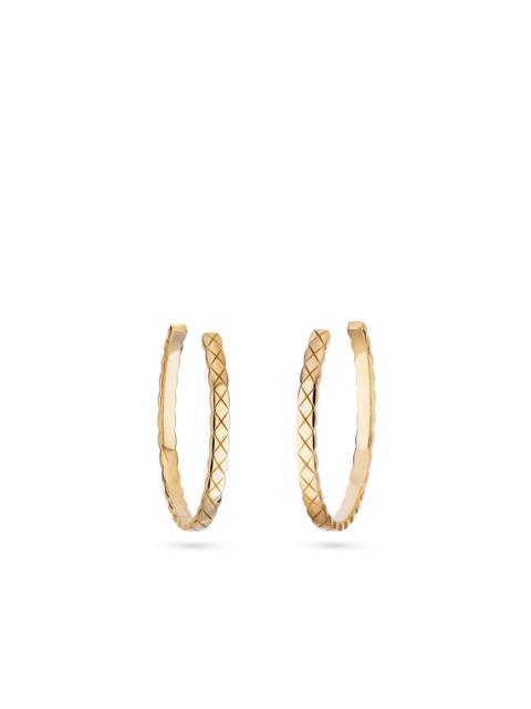 CHANEL Coco Crush hoop earrings