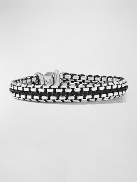 DAVID YURMAN Men's Woven Box Chain Bracelet in Silver, 12mm