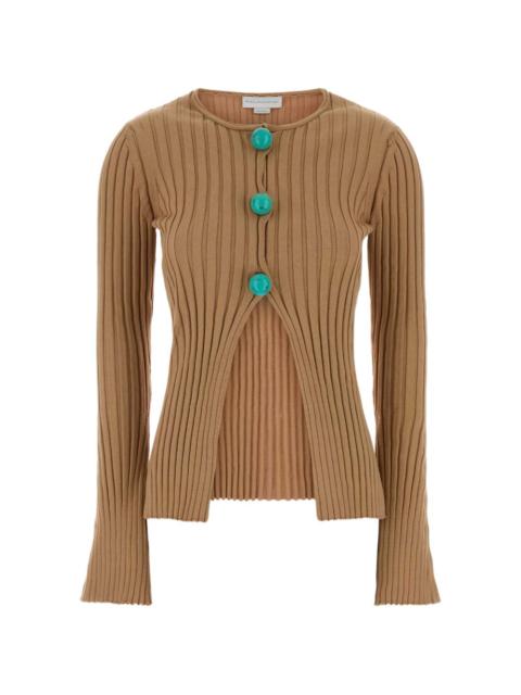 Stella McCartney ribbed buttoned cardigan