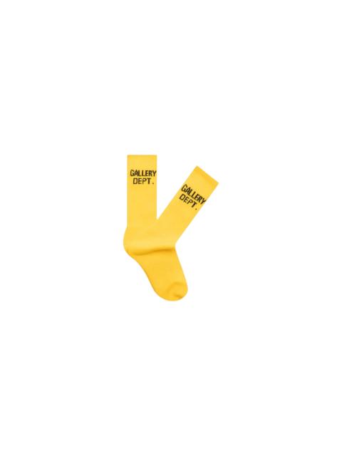 GALLERY DEPT. Clean Socks "Yellow / Black" 9GSHT2OF