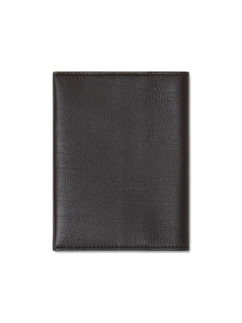 ZEGNA leather passport case