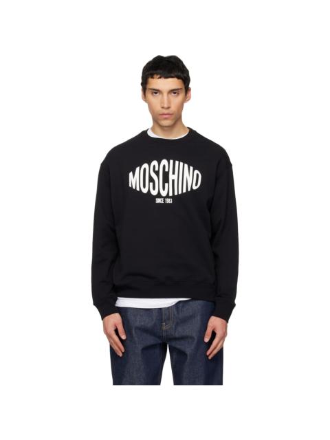 Moschino Black Logo Sport Sweatshirt