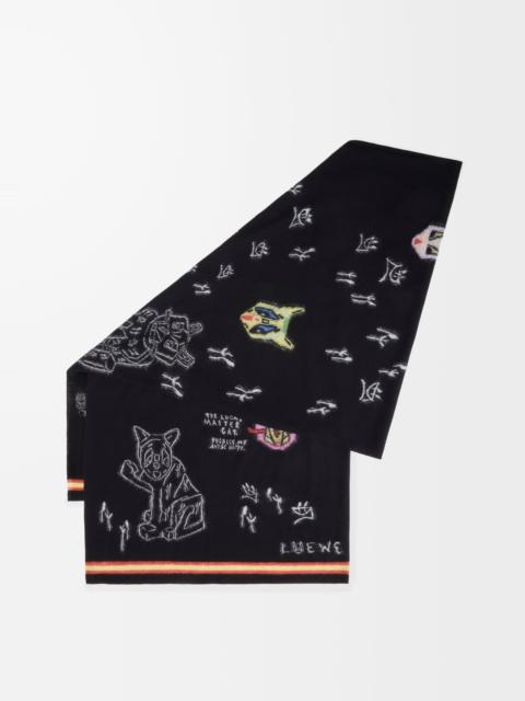 Loewe Scarf in wool