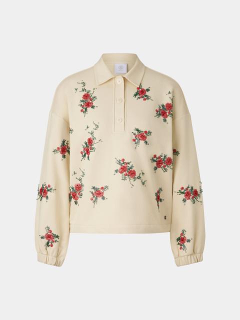 BOGNER Bijou polo sweatshirt in Sand