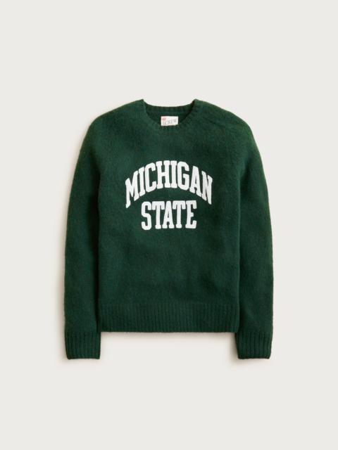 J.CREW '47 X J.Crew brushed wool Michigan State sweater