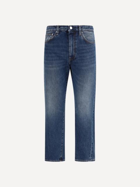 Washed Twisted Seam Jeans